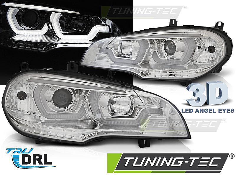 Pedn svtla TubeLights s LED dennmi svtly BMW X5 chrom