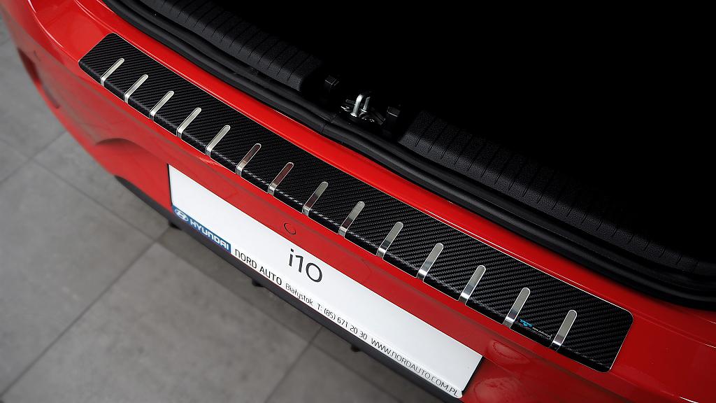 Kryt prahu ptch dve - nerez+karbon Hyundai i10 III