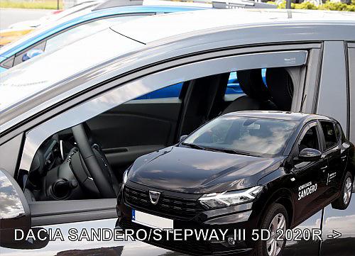 Deflektory-ofuky oken Dacia Sandero / Stepway III 5dv.