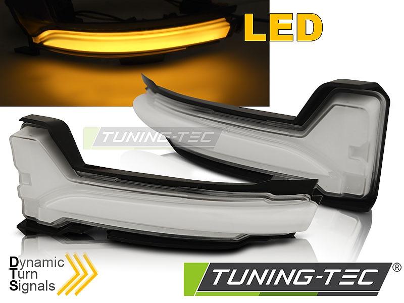 LED dynamick� bo�n� blika�e do zrc�tek, Ford Focus IV - b�l� proveden�