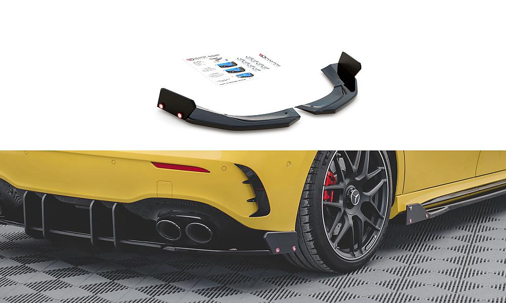 Nstavky zadnho nraznku + Flaps V.2 Mercedes-AMG A45 S