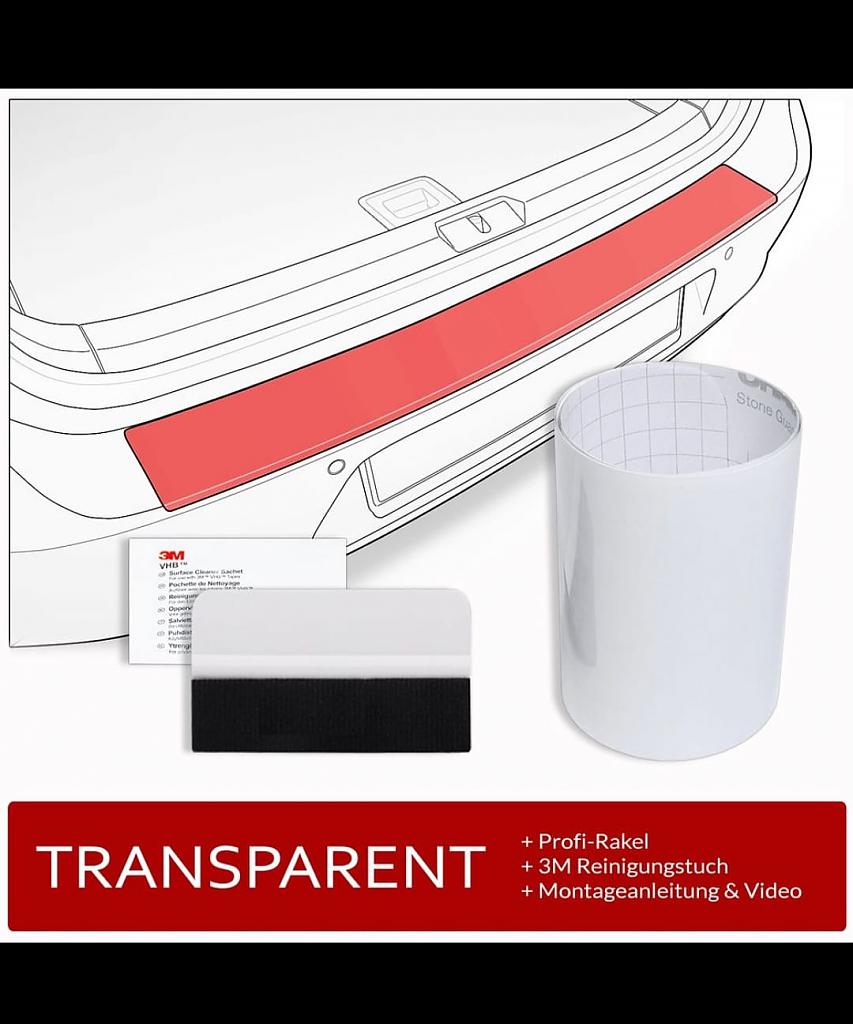 P�esn� pr�hledn� folie na zadn� n�razn�k Seat Arona 6P