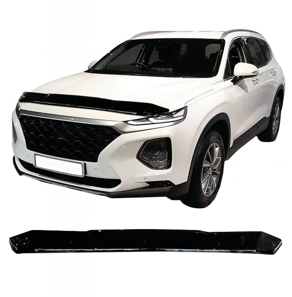 Plexi li�ta p�edn� kapoty Hyundai Santa-Fe