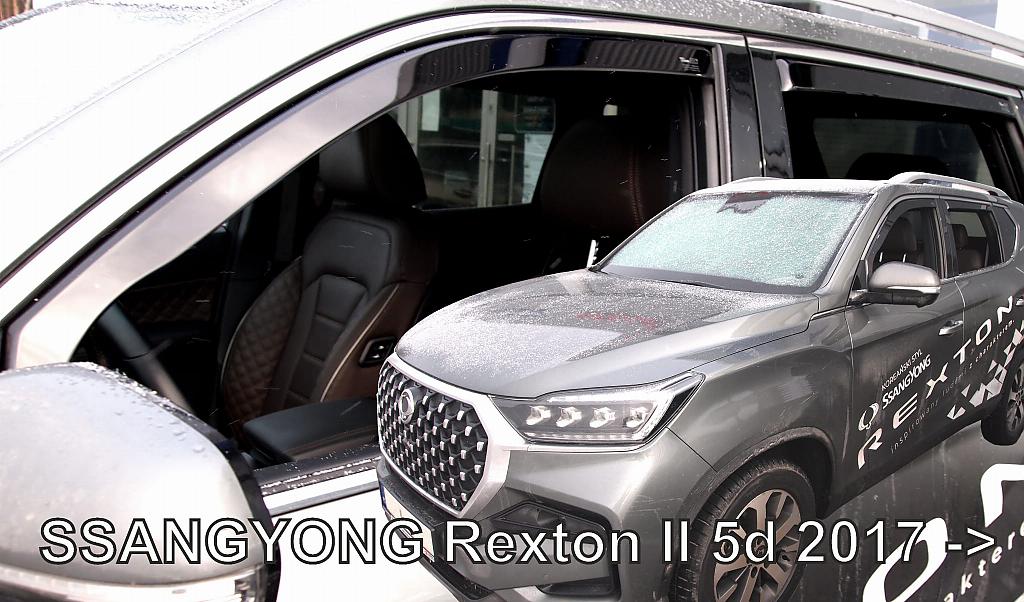 Deflektory-ofuky oken Ssangyong Rexton II 5dv. (+ zadn)