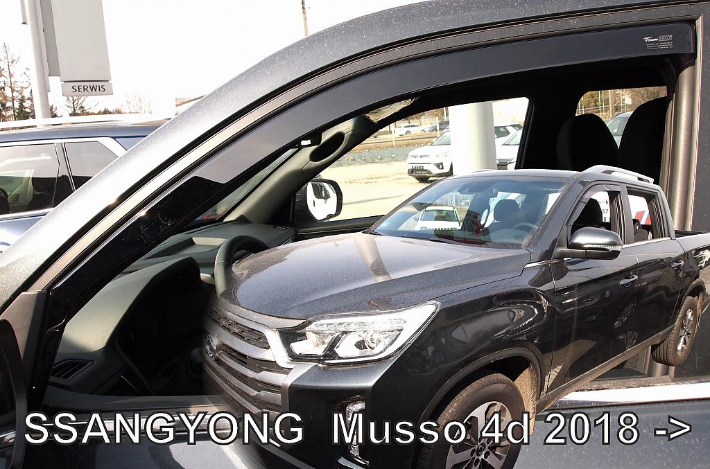 Deflektory-ofuky oken Ssangyong Musso 4dv.