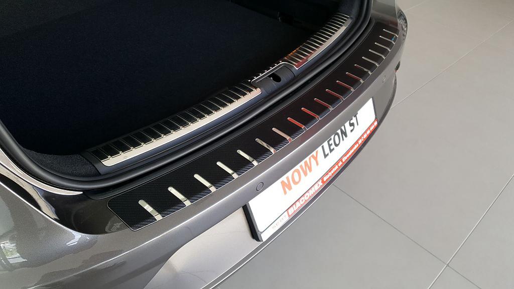 Kryt prahu ptch dve - nerez+karbon Seat Leon IV Kombi