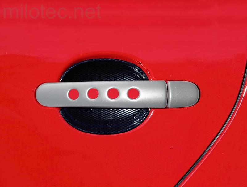 Kryty klik d�rovan� bez z�mku �koda - st��brn� - 8 ks