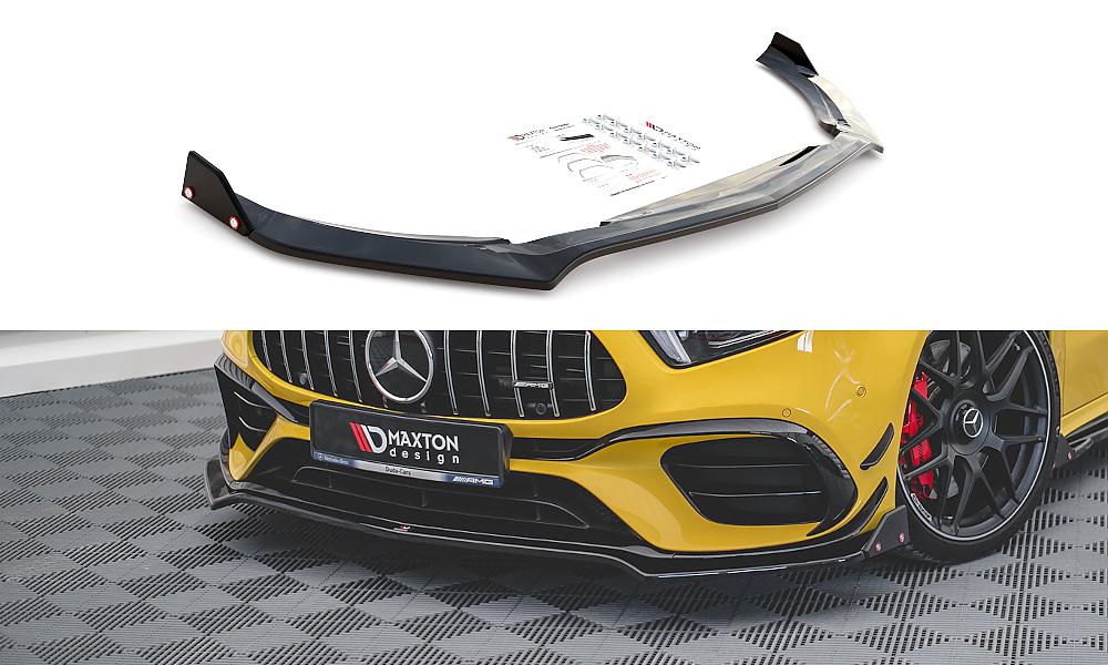 Spoiler pednho nraznku + Flapsy V.3 Mercedes-AMG A45 S (A Class W177) 