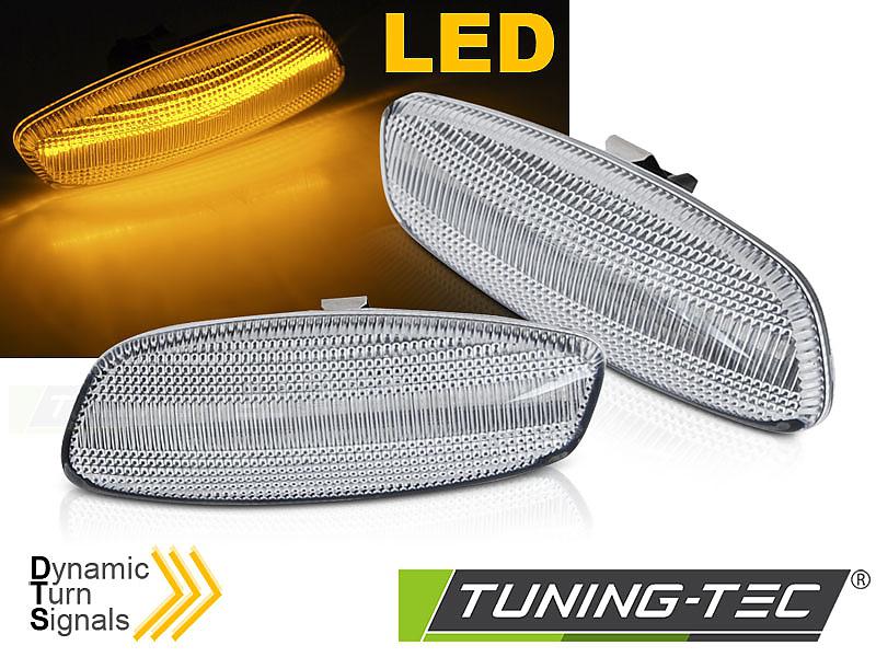 Dynamické LED blinkry do zrcátek Peugeot 207 308 3008 5008 / Citroen C3 C4 C5 - bílé provedení