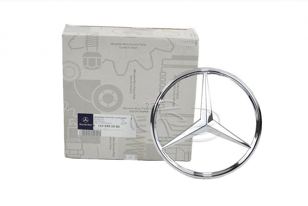 Originál logo MERCEDES do masky, průměr 185mm - Spoilercentrum - online ...