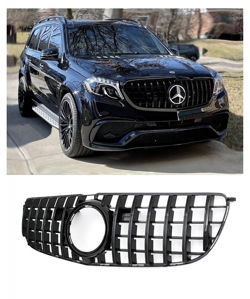 Sportovn� maska Mercedes GLS-Class X166 PANAMERICANA GT LOOK - �ern� lesk