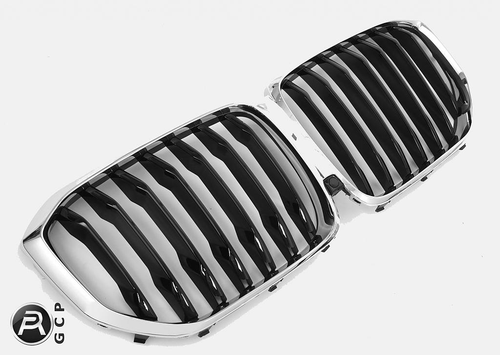 Maska-ledvinky pro BMW X5 G05 - ern lesk/chrom