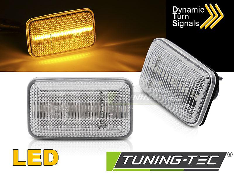 Boční LED dynamické blikače Audi 100 C3 / C4 / Audi 200 / Audi 80 / Audi A6 C4 - bílé provedení