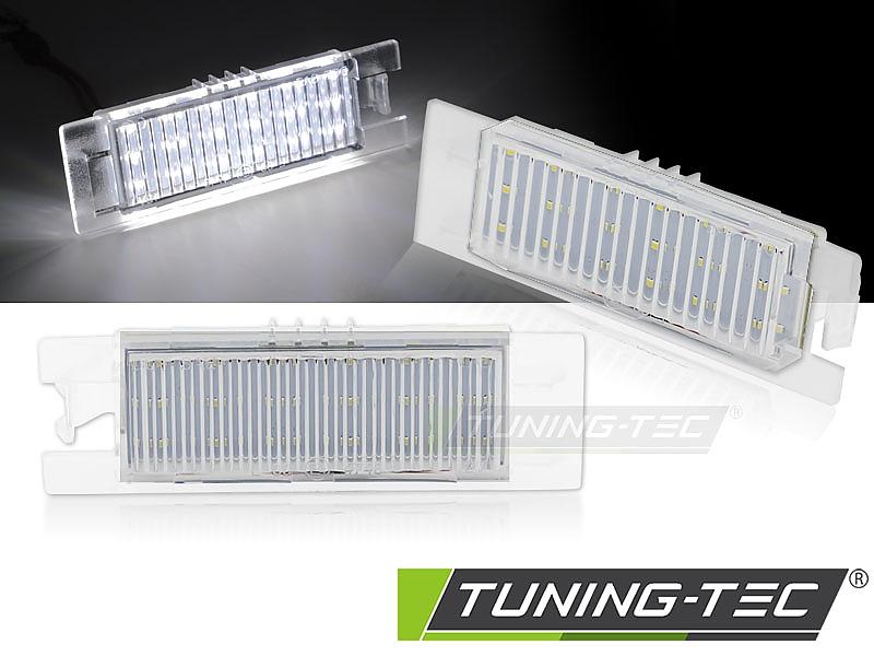 2x Éclairages LED Pour Plaque D'immatriculation - Compatibles Alfa Romeo 147, 156, 159, Etc. (blanc 6000K, Sans Erreur CAN)