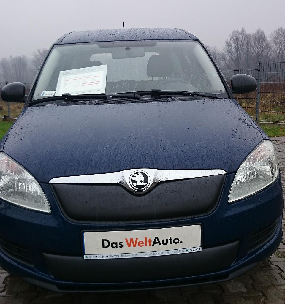 Zimn� clona masky chladi�e �koda Fabia II FL - horn�