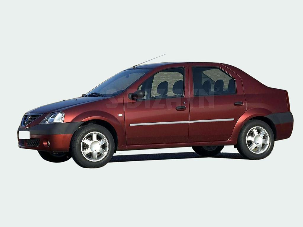 Nerez lišty dveří Dacia Logan I - Spoilercentrum - online tuning shop