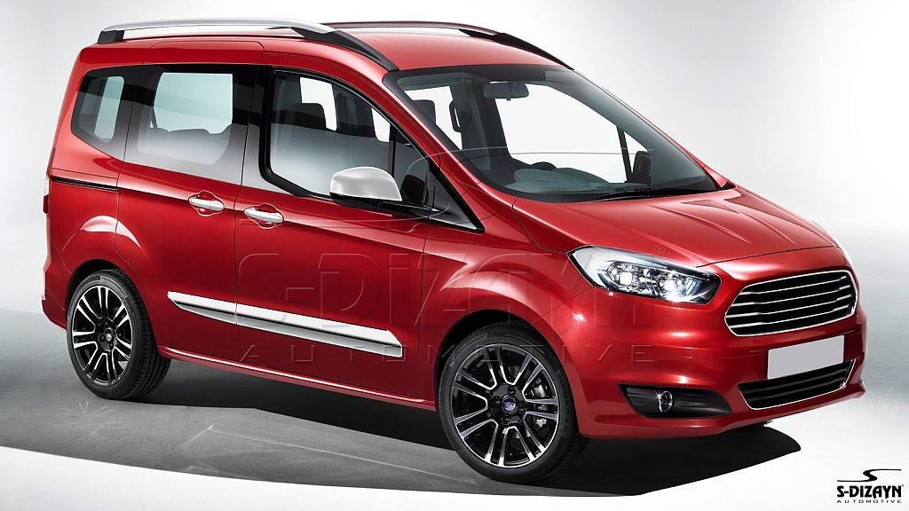 Chromov� kryty zrc�tek Ford Transit Courier I