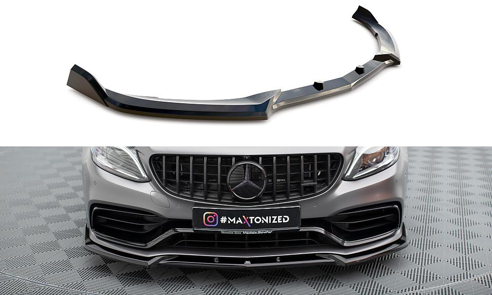 Pedn spoiler nraznku V.2 Mercedes-AMG C63 Sedan / Estate W205 Facelift