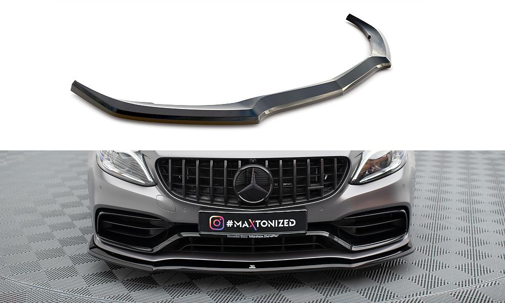 Pedn spoiler nraznku V.1 Mercedes-AMG C63 Sedan / Estate W205 Facelift