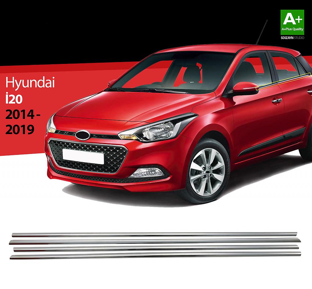 Nerez li�ty spodn� hrany oken dve�� Hyundai I20 II