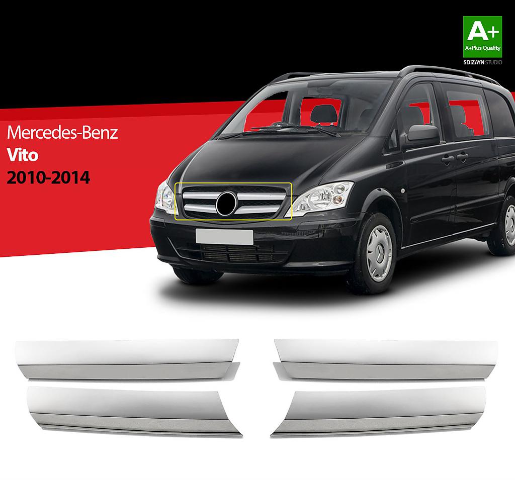 Nerez lišty masky Mercedes Vito W639 FL