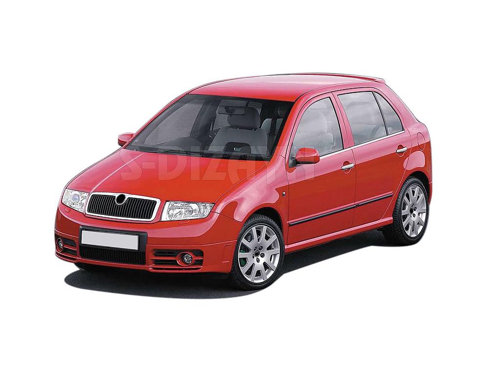 Nerez li�ty spodn� hrany oken dve�� �koda Fabia I