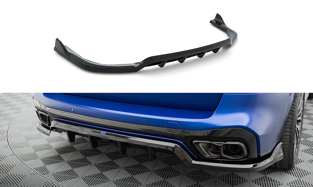 Zadn spoiler nraznku V.2 BMW X5 M-Pack G05 Facelift s ebrovnm