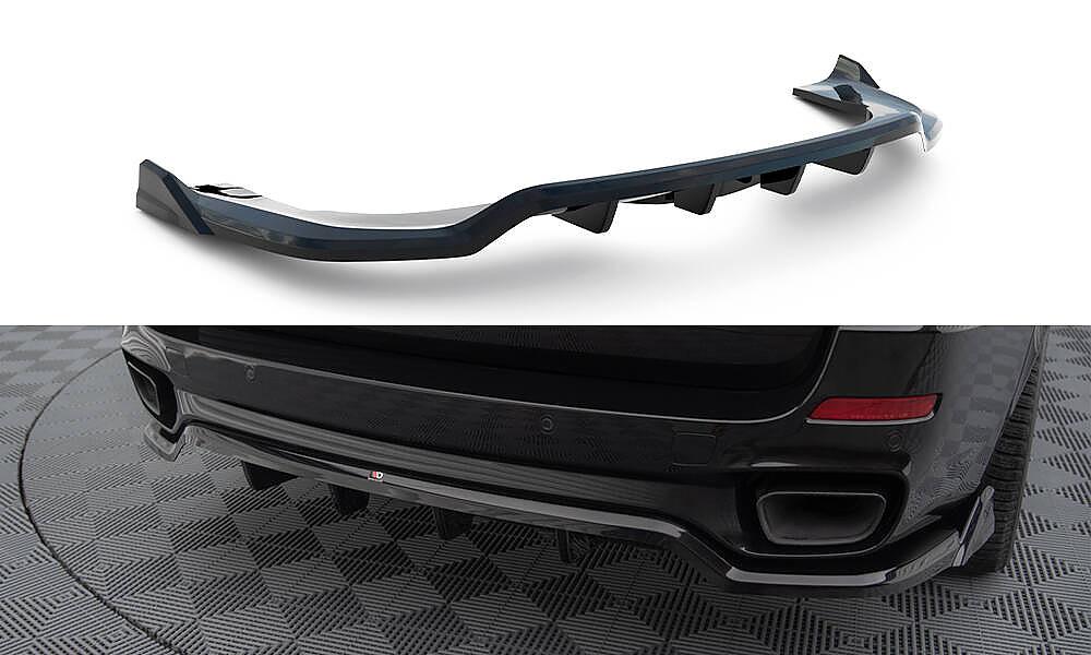 Zadn spoiler nraznku BMW X5 M-Pack F15 s ebrovnm