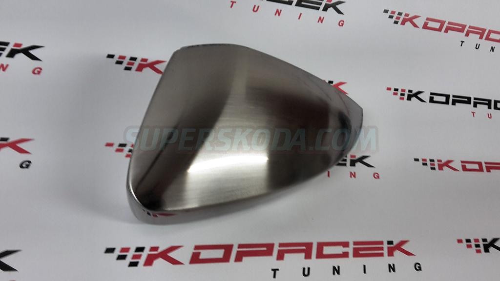 Kryty venkovn�ch zrc�tek �koda SUPERB III - tmav� chrom, brou�en�