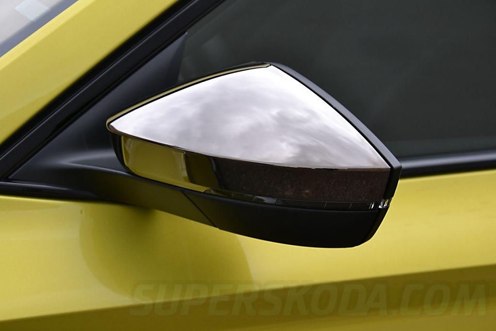 Kryty venkovn�ch zrc�tek �koda SUPERB III - tmav� chrom