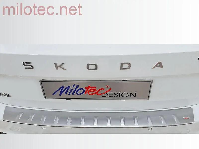 Plastov prh ptch dve koda Superb IV - Alu Brush - leskl