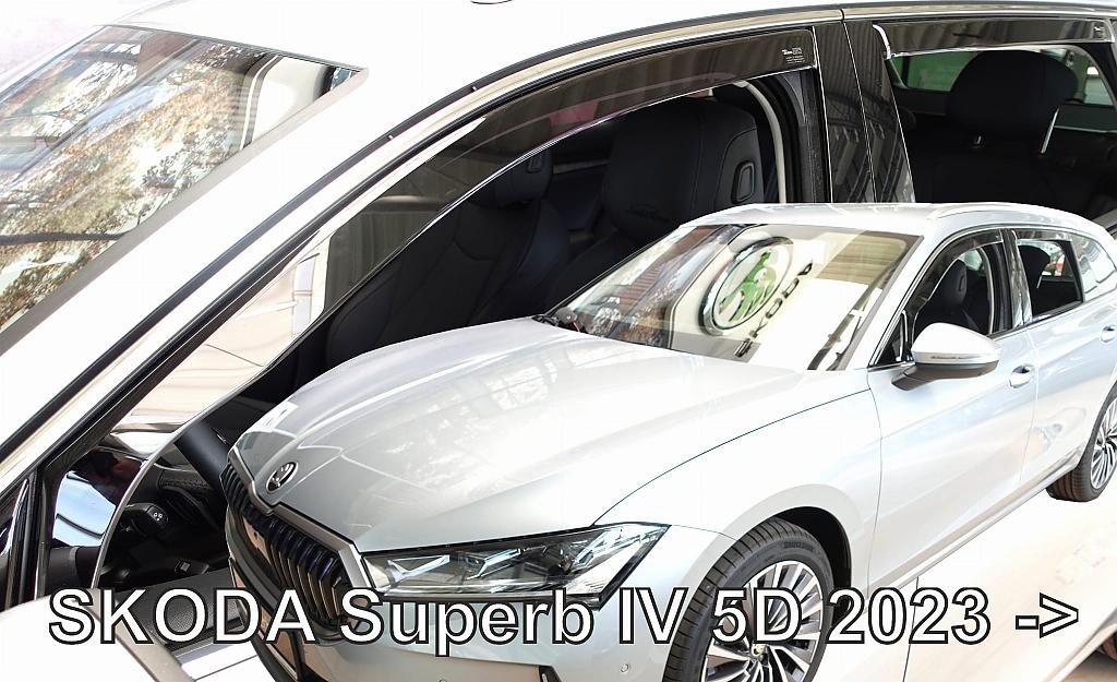 Deflektory-ofuky oken koda Superb IV Combi 5dv. (+ zadn)