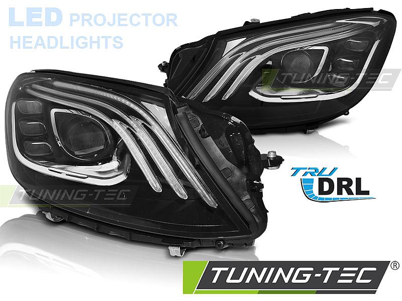 Pedn LED svtla s dennm svcenm pro Mercedes S Class W222 - ern proveden