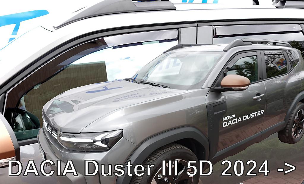 Deflektory-ofuky oken Dacia Duster III, 5dvéř. (+ zadní)