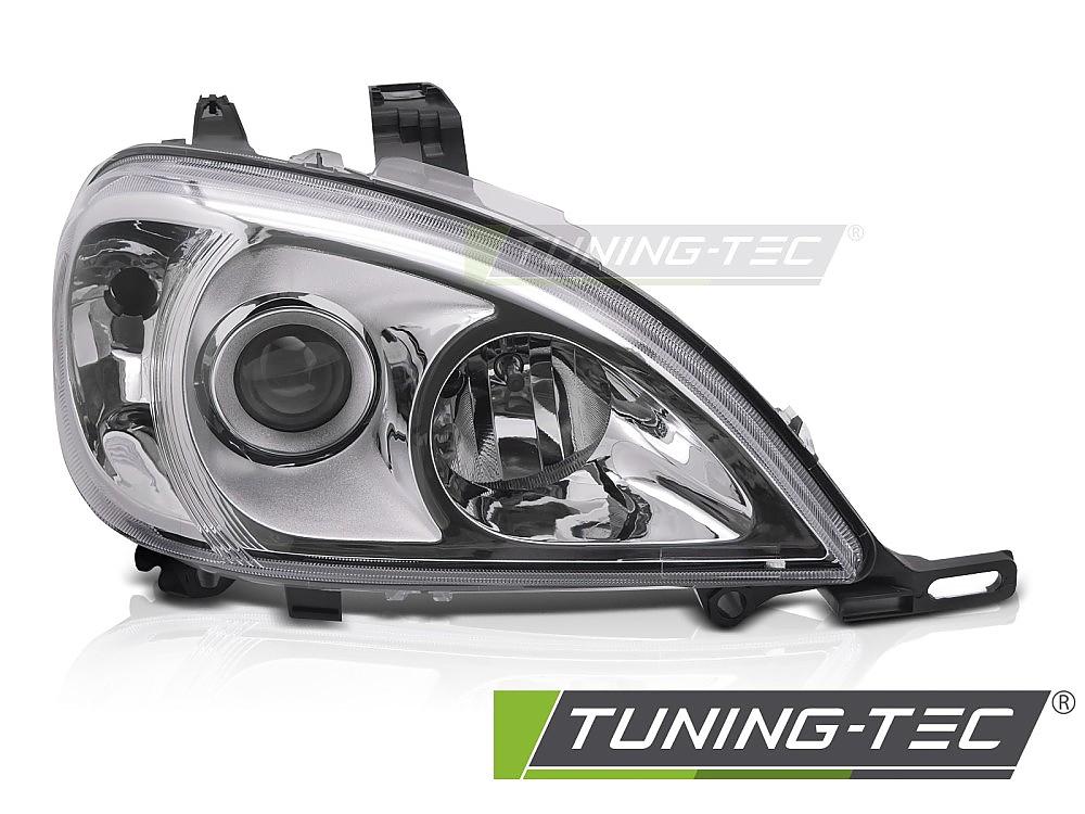 P�edn� halogenov� sv�tla TYC Mercedes ML W163, proveden� chrom