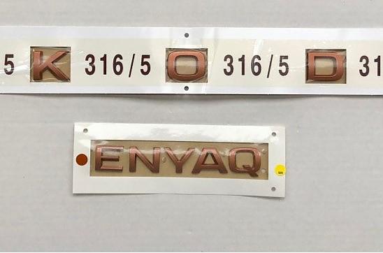 �koda Enyaq zadn� n�pis "ENYAQ" Origin�l - m�d�n�