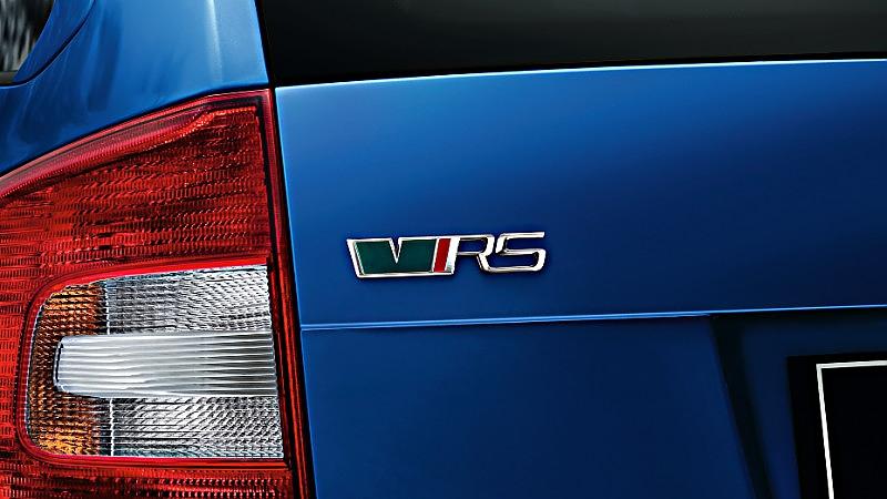 zadn� n�pis "RS" origin�l pro �koda Octavia II facelift, Fabia II facelift