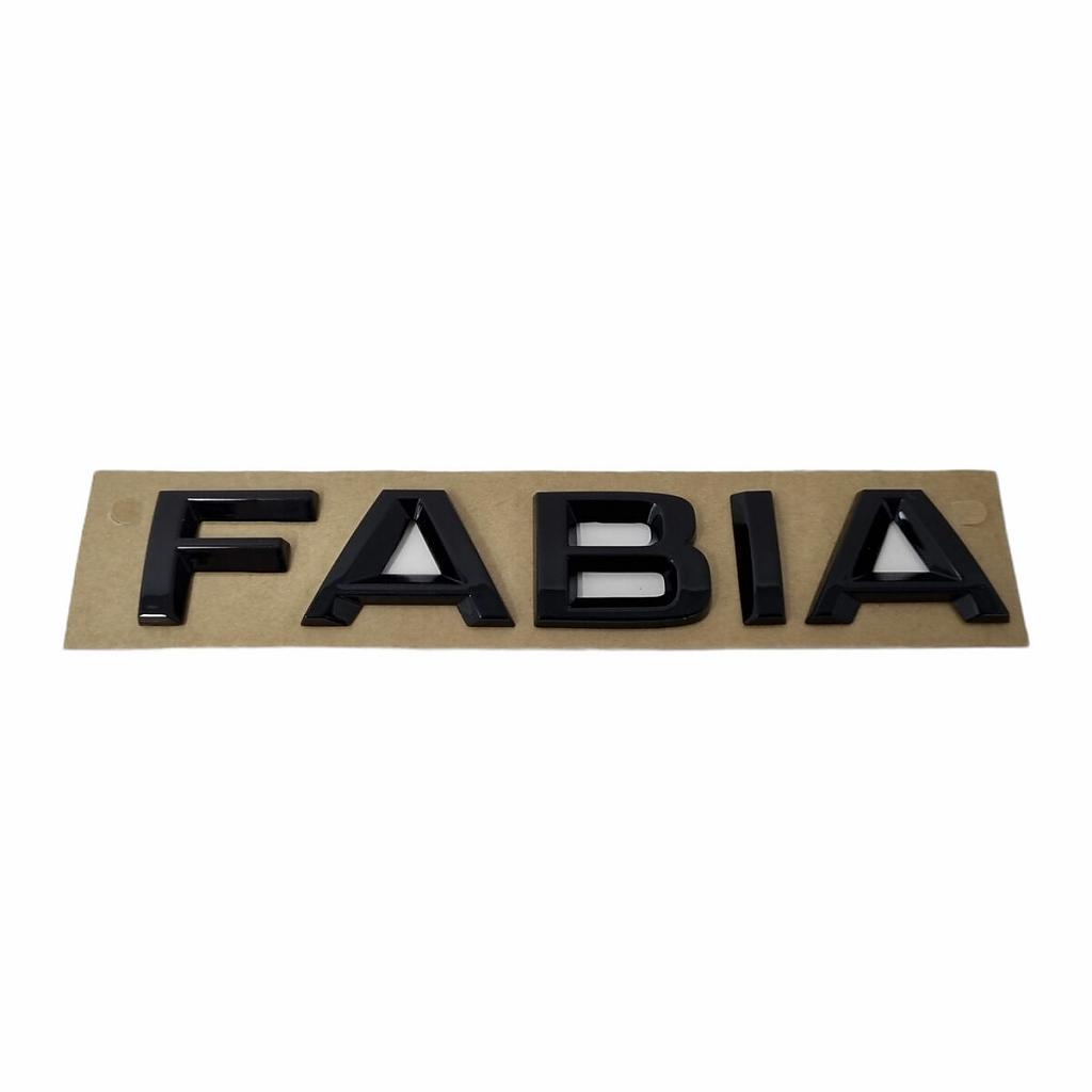 zadn� n�pis "FABIA" origin�l - �ern�