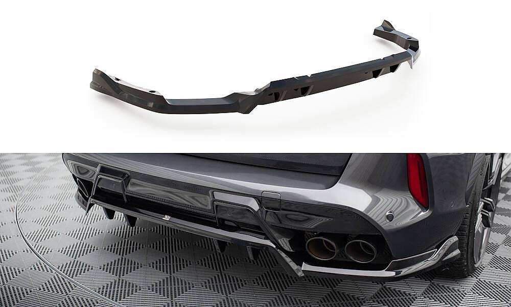 Zadn spoiler nraznku BMW X5 M F95 Facelift, s ebrovnm
