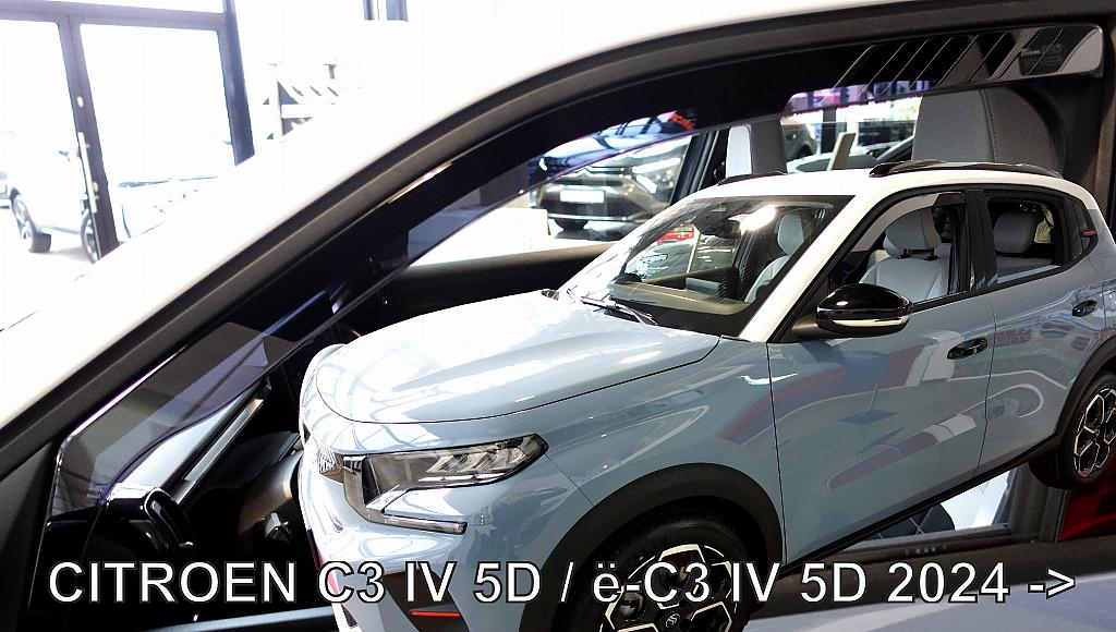 Deflektory-ofuky oken Citroen C3 5dvéř.