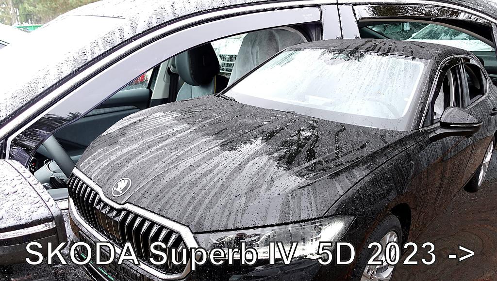 Deflektory-ofuky oken koda Superb IV (+ zadn)