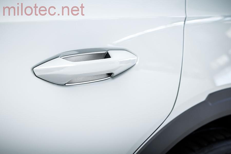 Kryty pod kliky Alu Brush - st��brn�, matn� �koda Octavia IV / Kodiaq II / Elroq / Enyaq