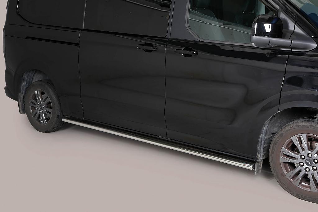 Bo�n� nerezov� n�lapy FORD Transit / Tourneo Custom L1 / L2 - ov�ln�
