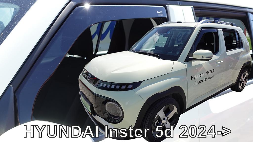 Deflektory-ofuky oken Hyundai Inster - p�edn�