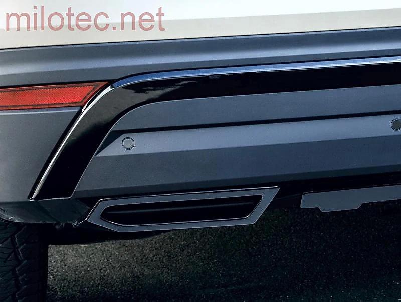 Koncovky vfuku koda Kodiaq II, ern lesk