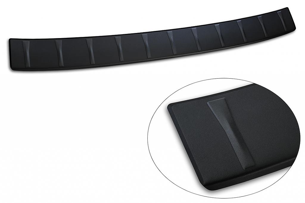 AVISA nerezov kryt prahu zadnch dve koda Superb IV Liftback, ern mat