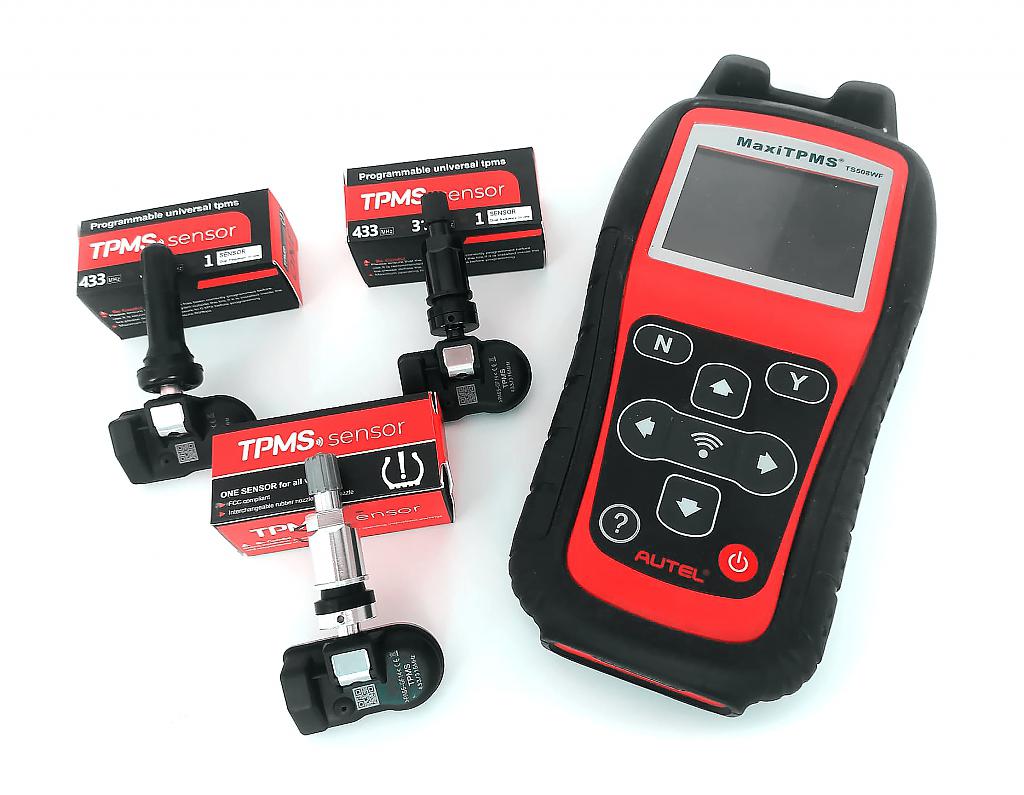 Univerzln duln TPMS ventilek - senzor 433/315 MHz programovateln