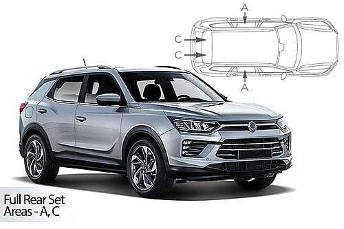 Slune�n� clony CarShades Ssangyong Korando 5-dve�.