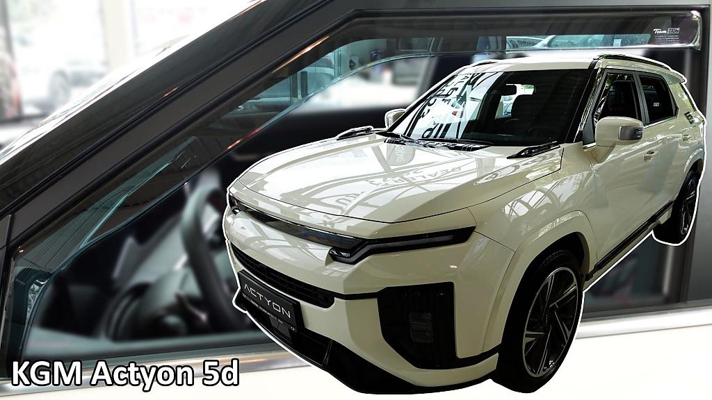 Deflektory-ofuky oken pro Ssangyong Actyon - p�edn�