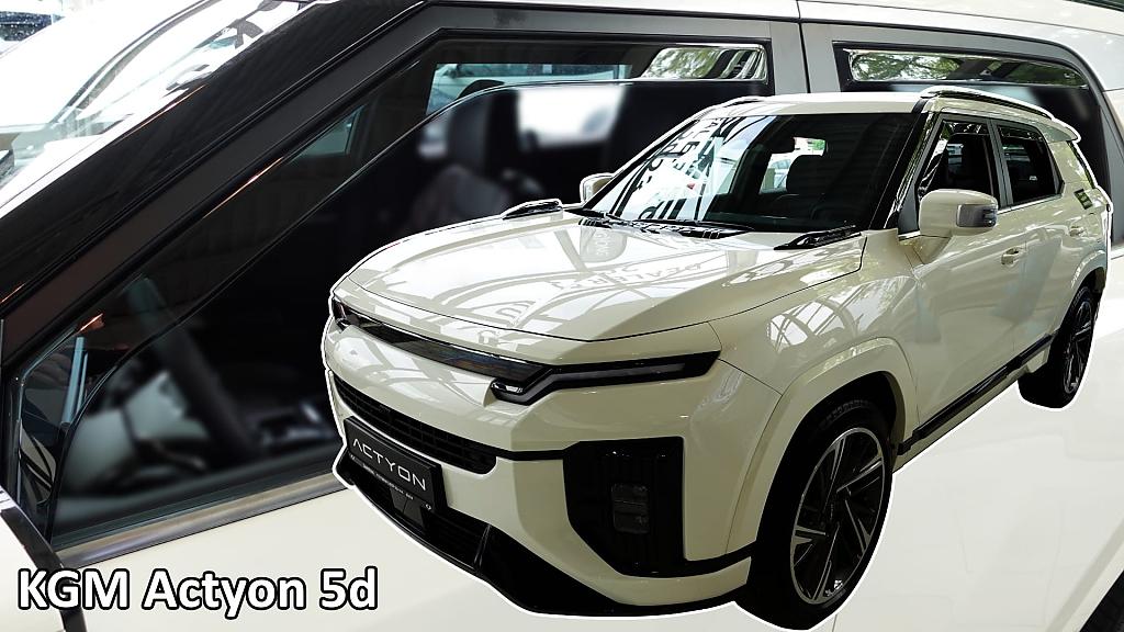 Deflektory-ofuky oken pro Ssangyong Actyon (+ zadn�)
